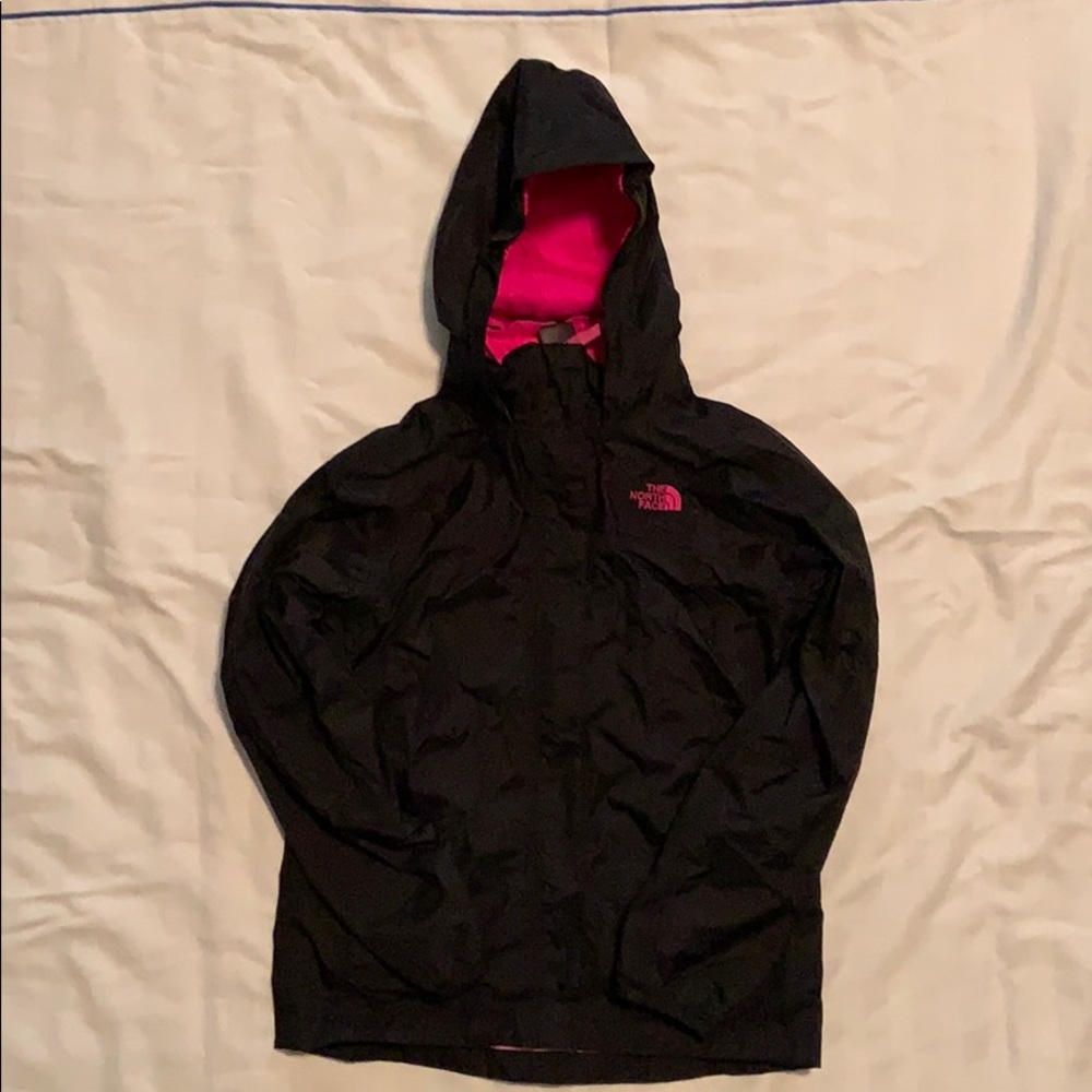 North Face black jacket size 14/16